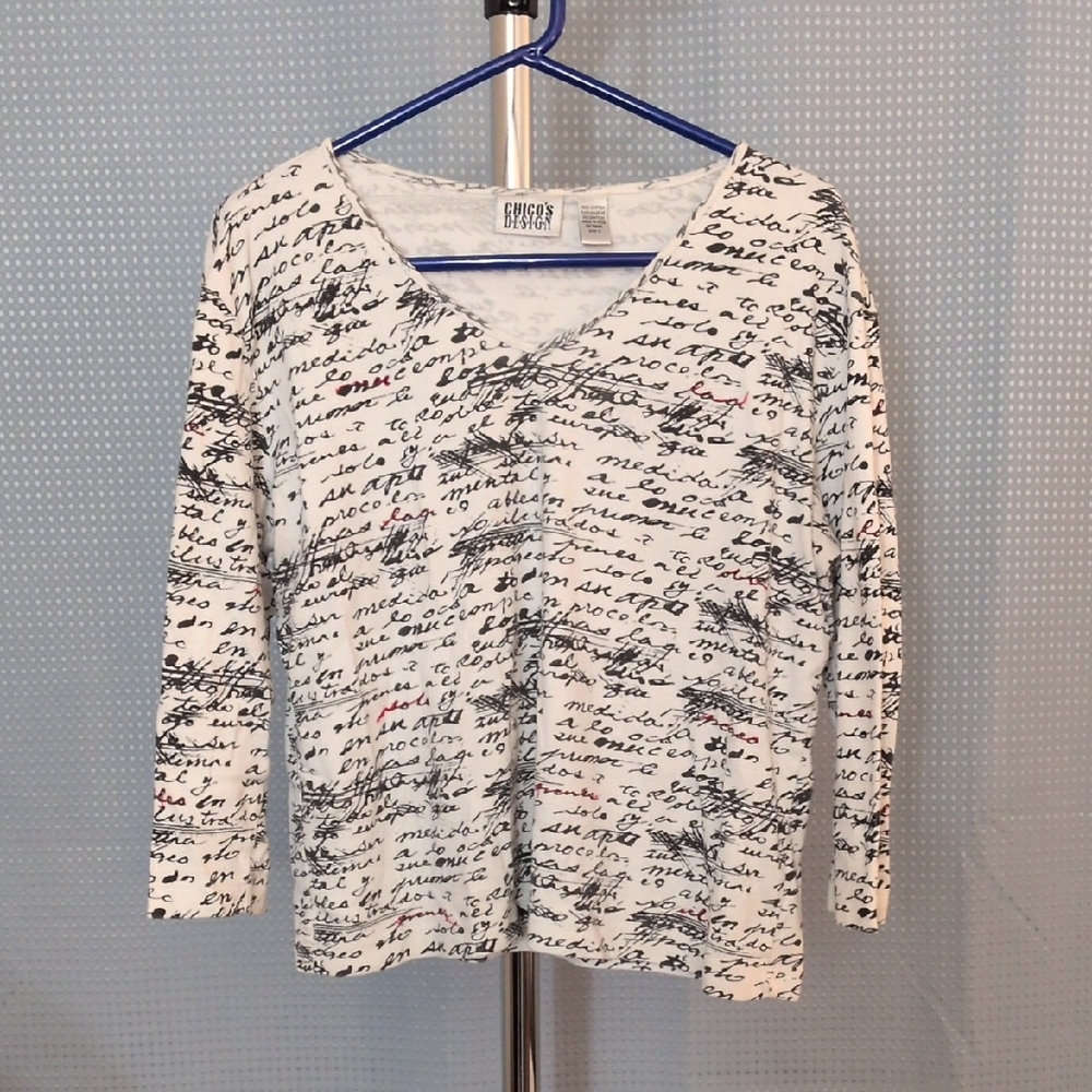 🎵Chico's Design 3/4 Sleeve Top🎵